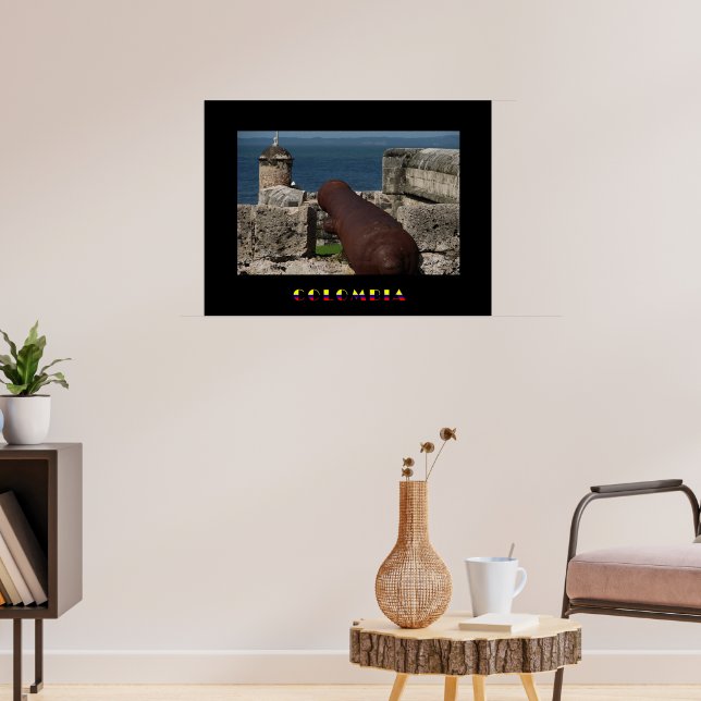 Cartagena Colombia Poster (Vardagsrum 3)