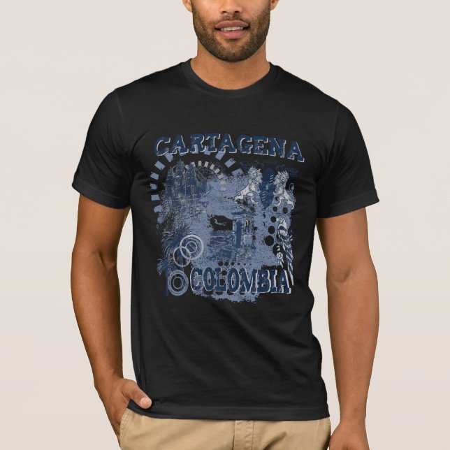 Cartagena Colombia T-shirt (Framsida)