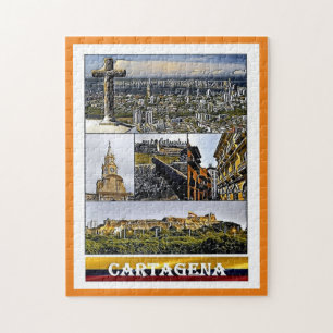 Cartagena - Mosaic - Colombia Pussel