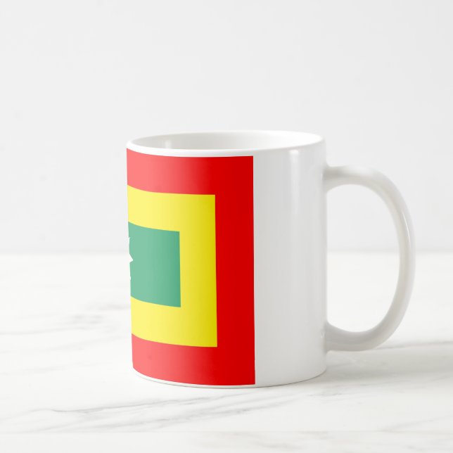 Cartagena regionflagga colombia kaffemugg (Höger)