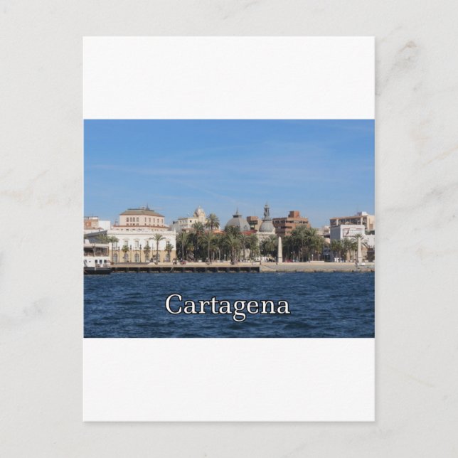 Cartagena souvenir och present vykort (Framsida)