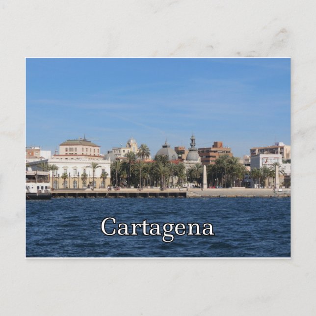 Cartagena souvenir och present vykort (Framsida)