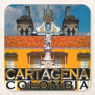 Cartagena Underlägg Papper Kvadrat