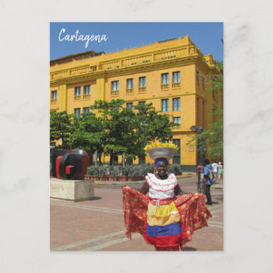 cartagena välkommen vykort