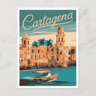 Cartagena Vintage Vykort
