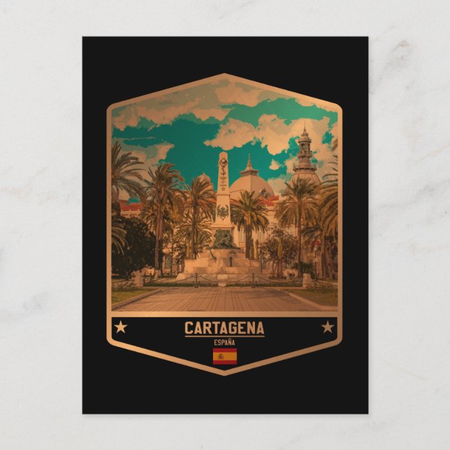 Cartagena Vykort (Framsida)