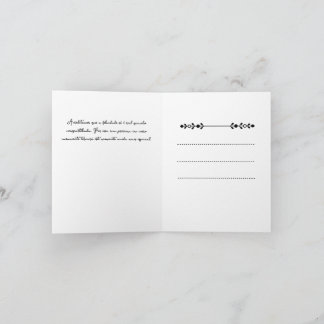 Cartão de Festividades Folha Dupla casamento Helgkort