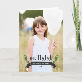 Cartão de Natal Elegante Helgkort