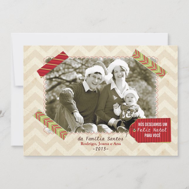 Cartão de Natal foto Julkort (Framsida)