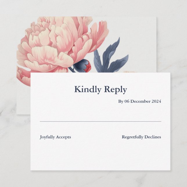 Cartão de resposta 8,9 x 12,7 cm OSA kort (Fram/baksida)