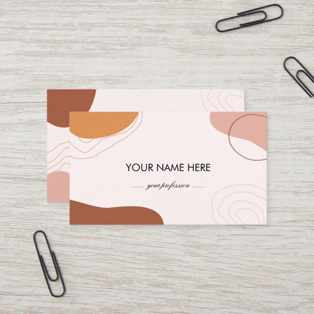 CARTÃO DE VISITA - AFFÄRSKORTET VISITKORT (Fram/Back In Situ)