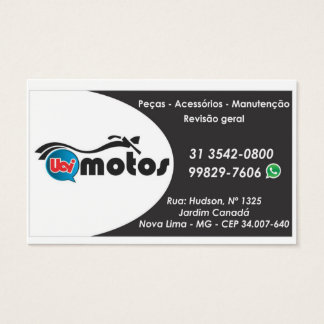 Cartão de Visita Oficina de Motos Visitkort