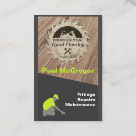 Cartão De Visita Professional Flooring Visitkort