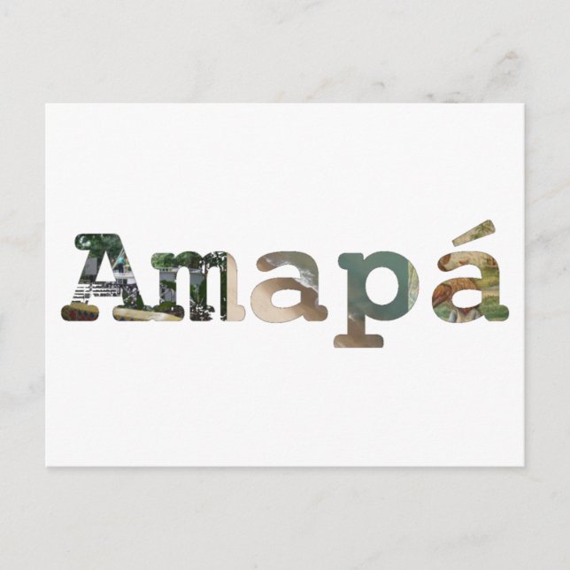 Cartão postal Amapá Vykort (Framsida)