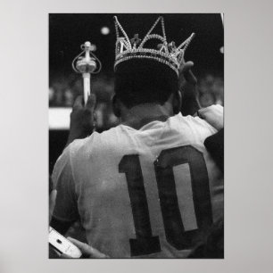 Cartão Postal Camiseta Kung Pelé - 1940-2022 Poster