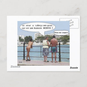 Cartão Postal com Imagens no verso e reso Vykort