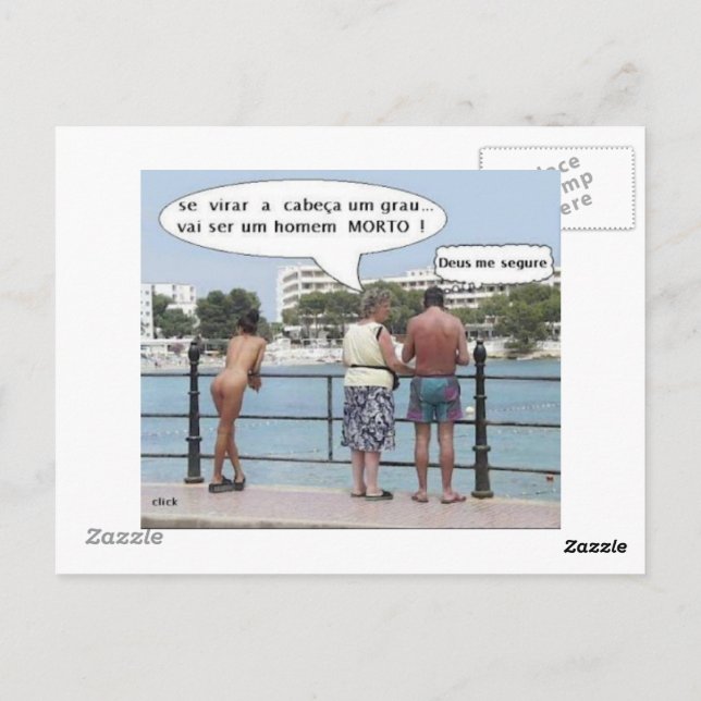 Cartão Postal com Imagens no verso e reso Vykort (Baksida)