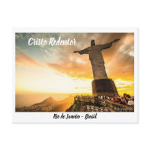 Cartão Postal Cristo Redentor - Rio de Janeiro