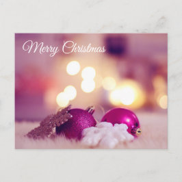 Cartão Postal de Natal Rosa Amor de Amigo Helg Vykort