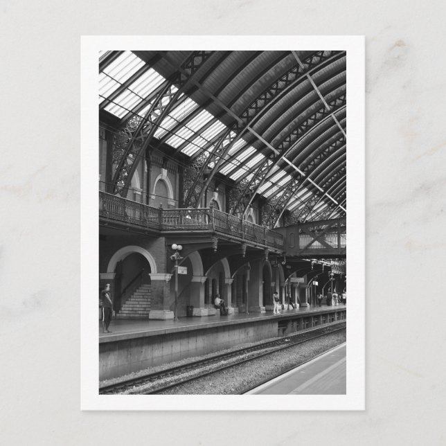 Cartão Postal - Insida da Estação da Luz (Nº4) Vykort (Framsida)