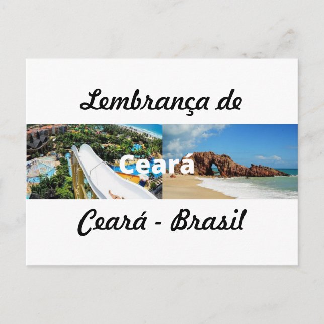 Cartão postal lembrança de Ceará Vykort (Framsida)