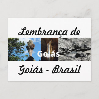 Cartão postal lembrança de Goiás Vykort