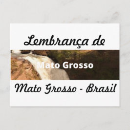 Cartão postal lembrança de Mato Grosso Vykort