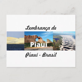 Cartão postal lembrança de Piauí Vykort