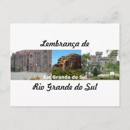 Cartão postal lembrança de Rio Grande do Sul Vykort