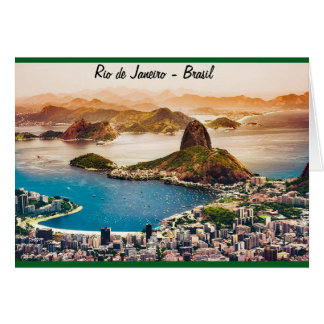 Cartão Postal Rio de Janeiro Hälsningskort