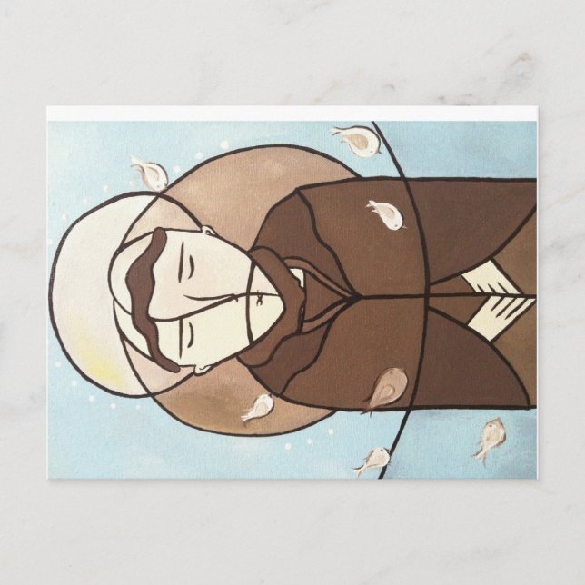 Cartão-postal São Francisco de Assis Vykort (Framsida)