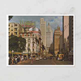 cartao postal sao paulo antiga 1940 helg vykort