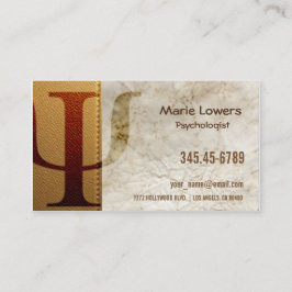 cartão visita psicóloga visitkort