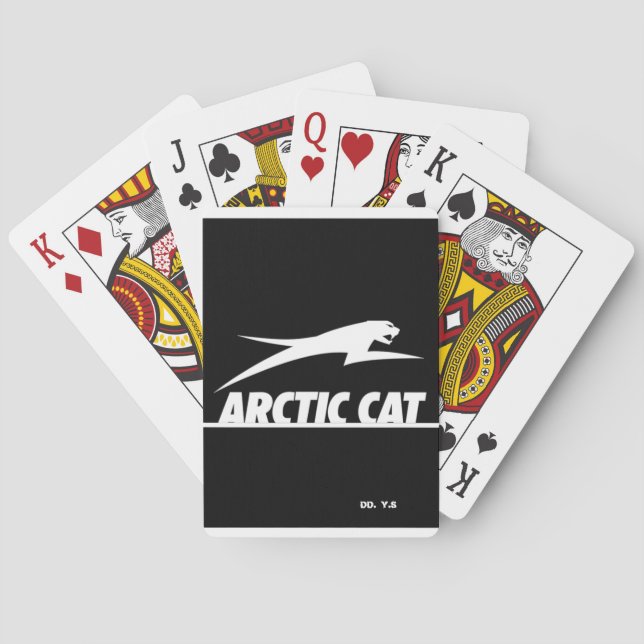 Carte à jouer Chat d'artique Casinokort (Baksidan)