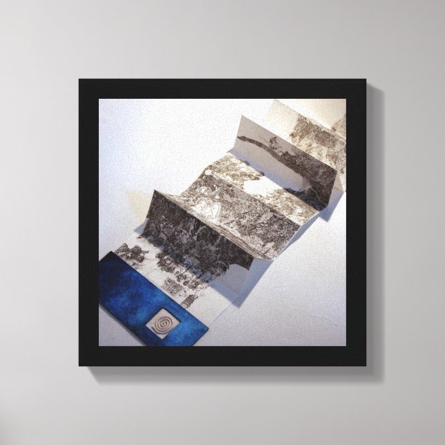 Carte Blanche pour 1 Stylo en bout de Course Print Canvastryck (Framsida)