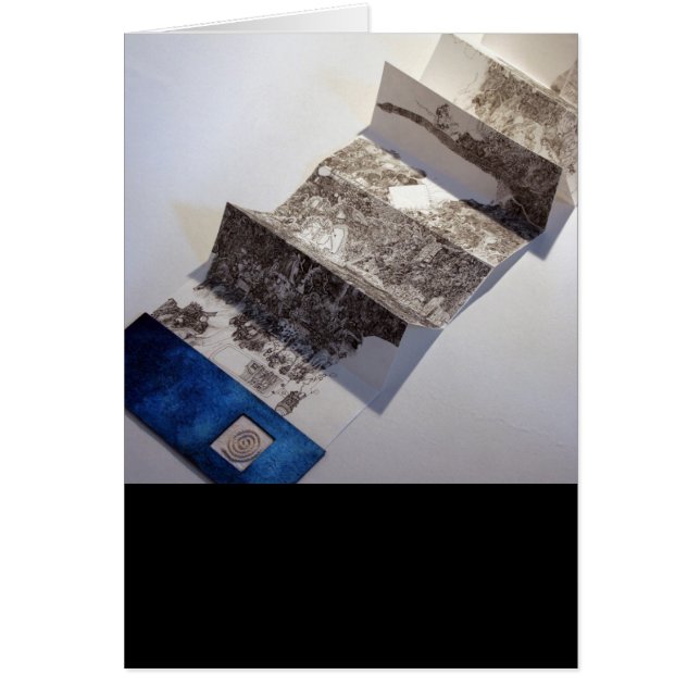 Carte Blanche pour un Stylo en bout de Course Bok Hälsningskort (Framsidan)