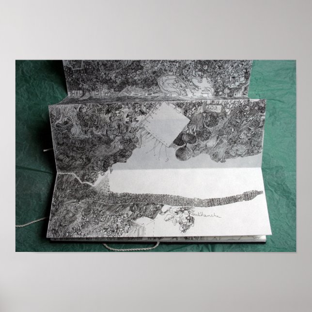 Carte Blanche pour un Stylo en bout de Course P Poster (Framsidan)