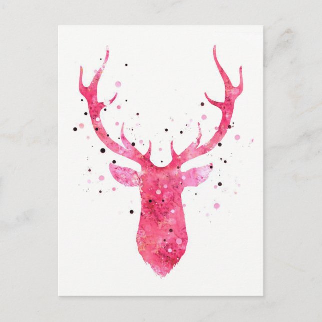 carte Cerf Vykort (Framsida)