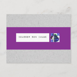 Carte "Coasser son image" Vykort