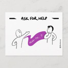 Carte Core Protocol : Ask For Help Vykort