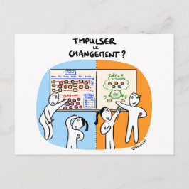 Carte de coaching "Comment impulser le changement" Vykort