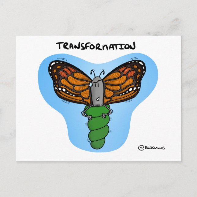Carte de coaching "Transformation" Vykort (Framsida)