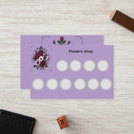 Carte de fidélité standard Violettes Botanique Lojalitetskort