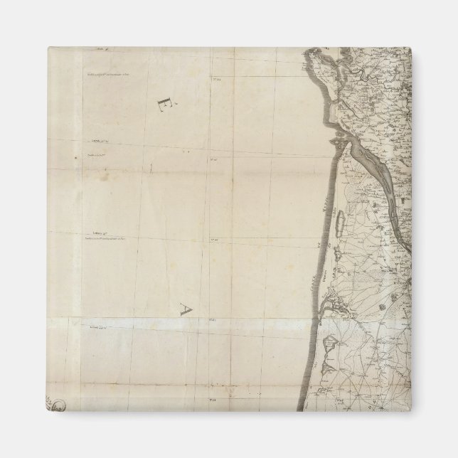 Carte de la Frankrike SO Magnet (Framsidan)