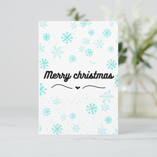 carte de noël tack kort (Stående Fram)