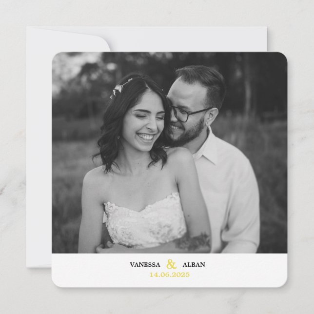 Carte de remerciement "Flavus" (Framsida)