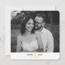 Carte de remerciement "Flavus"