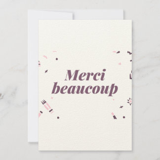 carte de remerciement mariage tack kort