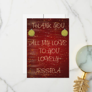 CARTE DE REMERCIEMENT TACK KORT