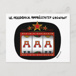 Carte de tränar: A-A-A, le feedback appréciatif Vykort